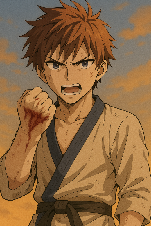 Luka di Tangan, Luka di Hati: Filsafat Pertarungan Haruka